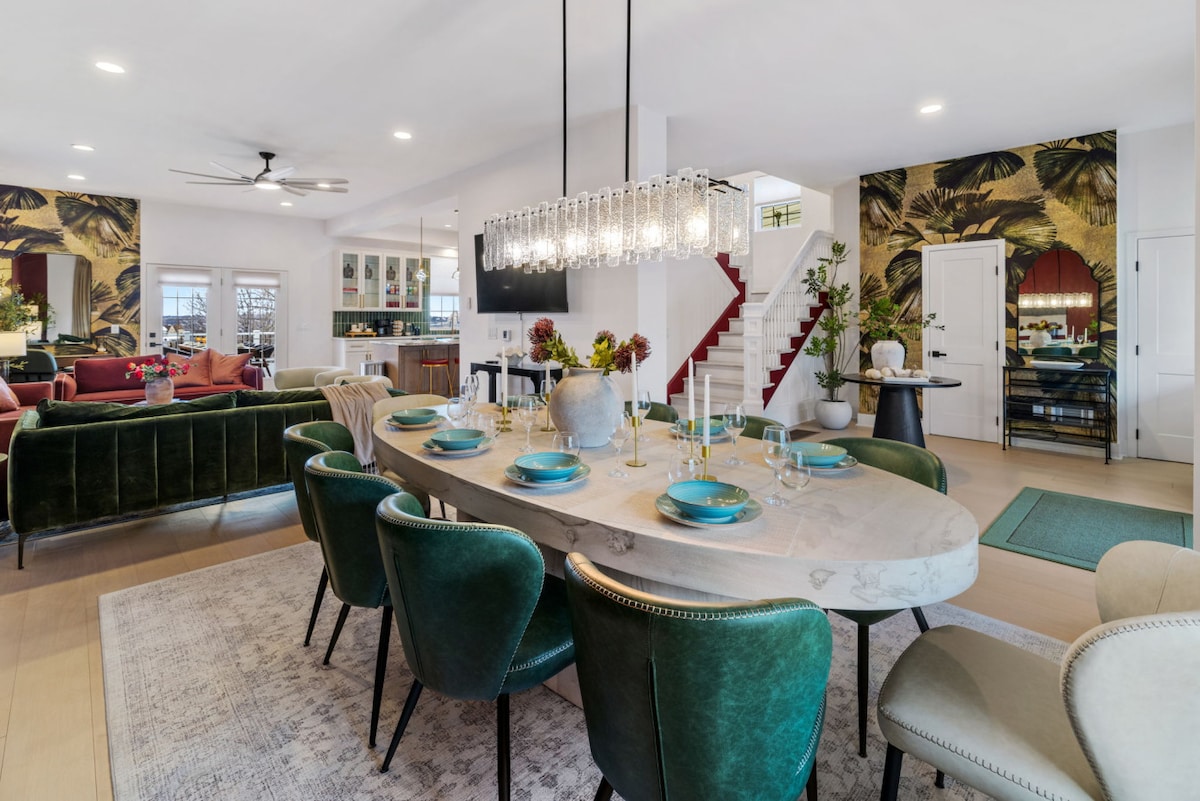 130 Prospect Street · Dining space and the main stair