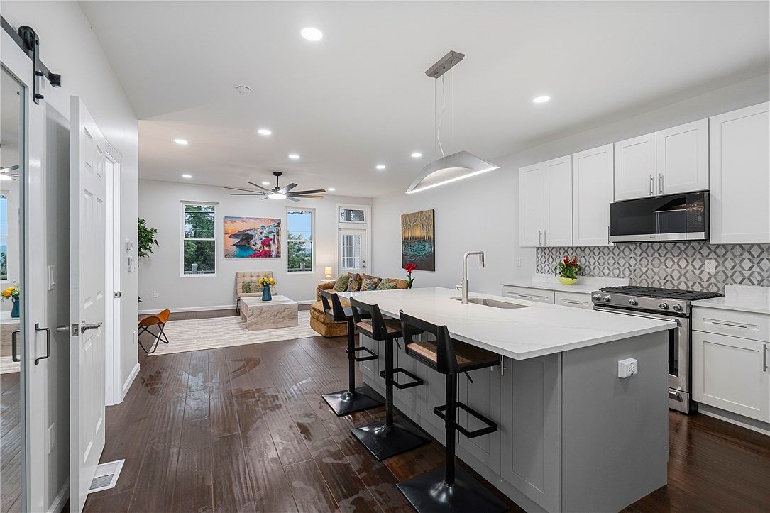 3354 Ridgway Street · The kitchen opens into the main living space